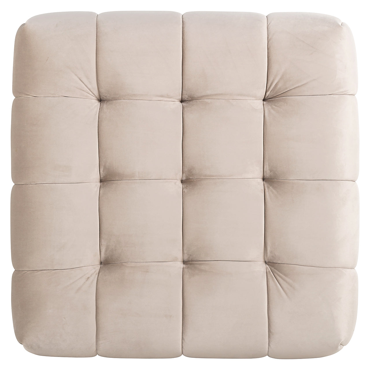 Puf Huxley terciopelo caqui (Quartz Khaki 903)
