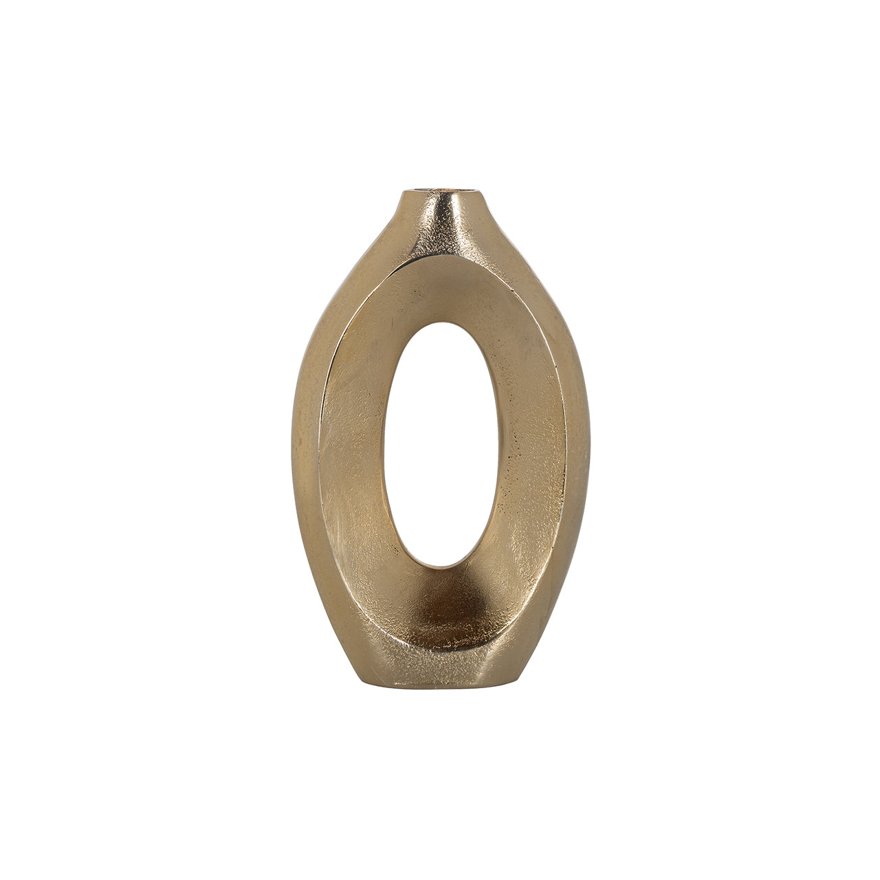 Jarrón Alma pequeño (oro cepillado)
